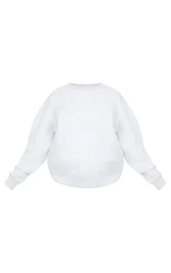 Maternity Grey Marl Basic Ultimate Sweatshirt