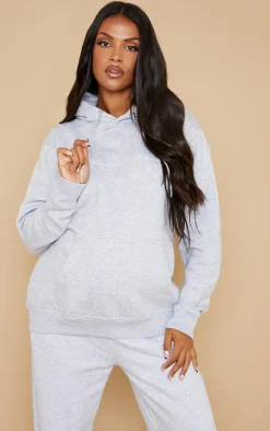 Maternity Grey Prettylittlething Embroided Hoodie