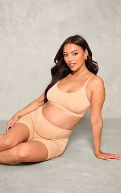 Maternity Nude Seamless Adjustable Nursing Bra
