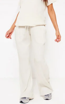 Maternity Oatmeal Waffle Textured Flared Pants