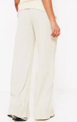 Maternity Oatmeal Waffle Textured Flared Pants