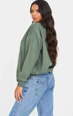 Maternity Sea Green Ultimate Oversized Sweatshirt