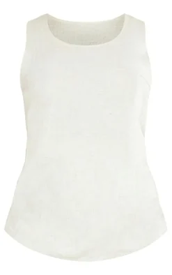 Maternity Stone Linen Look Longline Top