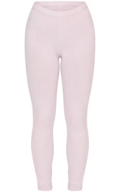 Mauve Basic Knit Leggings