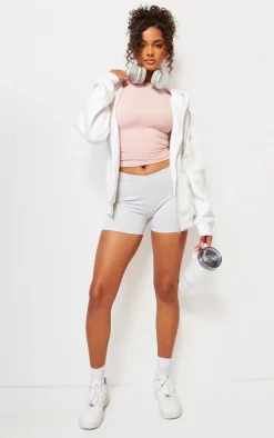 Mauve Snatched Sculpt Short Sleeve T Shirt