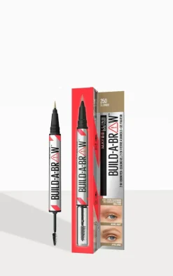 Maybelline Build-A-Brow 2 easy steps Eye Brow Pencil and Gel Blonde