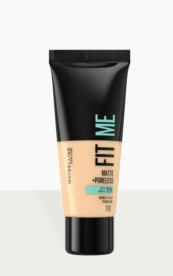 Maybelline Fit Me matte & Poreless Full Coverage Foundation 118 Light Beige