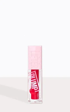 Maybelline Lifter Gloss Plumping Lip Gloss With Hyaluronic Acid and Chilli Pepper Red Flag