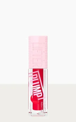 Maybelline Lifter Gloss Plumping Lip Gloss With Hyaluronic Acid and Chilli Pepper Red Flag