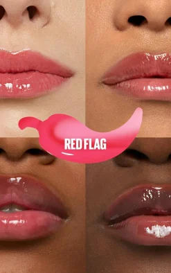 Maybelline Lifter Gloss Plumping Lip Gloss With Hyaluronic Acid and Chilli Pepper Red Flag