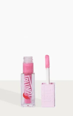 Maybelline Lifter Gloss Plumping Lip Gloss With Hyaluronic Acid and Chilli Pepper Pink Sting