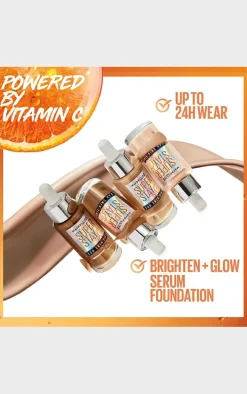 Maybelline Super Stay up to 24H Skin Tint Foundation + Vitamin C* - Shade 34