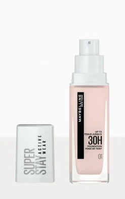 Maybelline Superstay Active Wear Full Coverage 30 Hour Long-lasting Liquid Foundation 01 Alabaster
