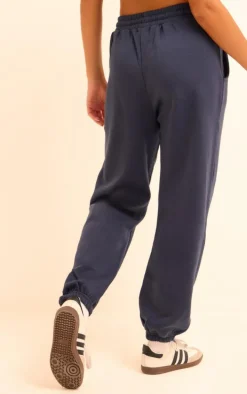 Midnight Blue PLT Studio Archive Puff Print Drawstring Cuffed Sweatpants