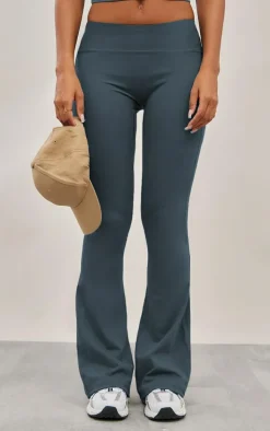 Midnight Blue Sculpt Flare Yoga Pants