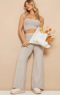 Mocha Luxe Knit Crop Bralet