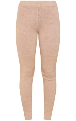 Mocha Marl Knit Legging