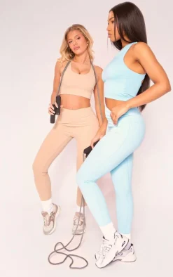 Mocha Sculpt Double Layer Padded Sports Bra