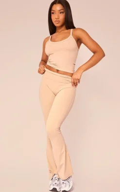 Mocha Sculpt Flare Yoga Pants