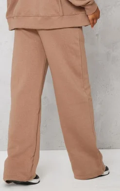 Mocha Seam Detail Straight Leg Sweatpant