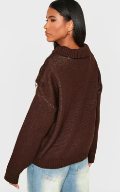 Mocha Vermont Knitted Sweater