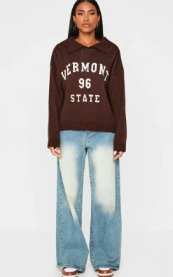 Mocha Vermont Knitted Sweater