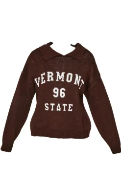Mocha Vermont Knitted Sweater