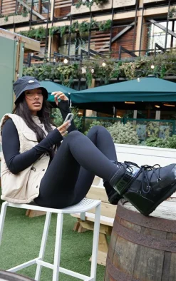 MOON BOOT Black Low Glance