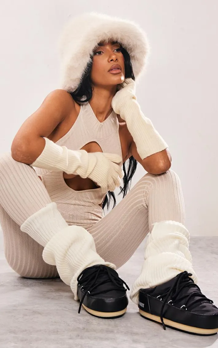 MOON BOOT Black Mule Nylon