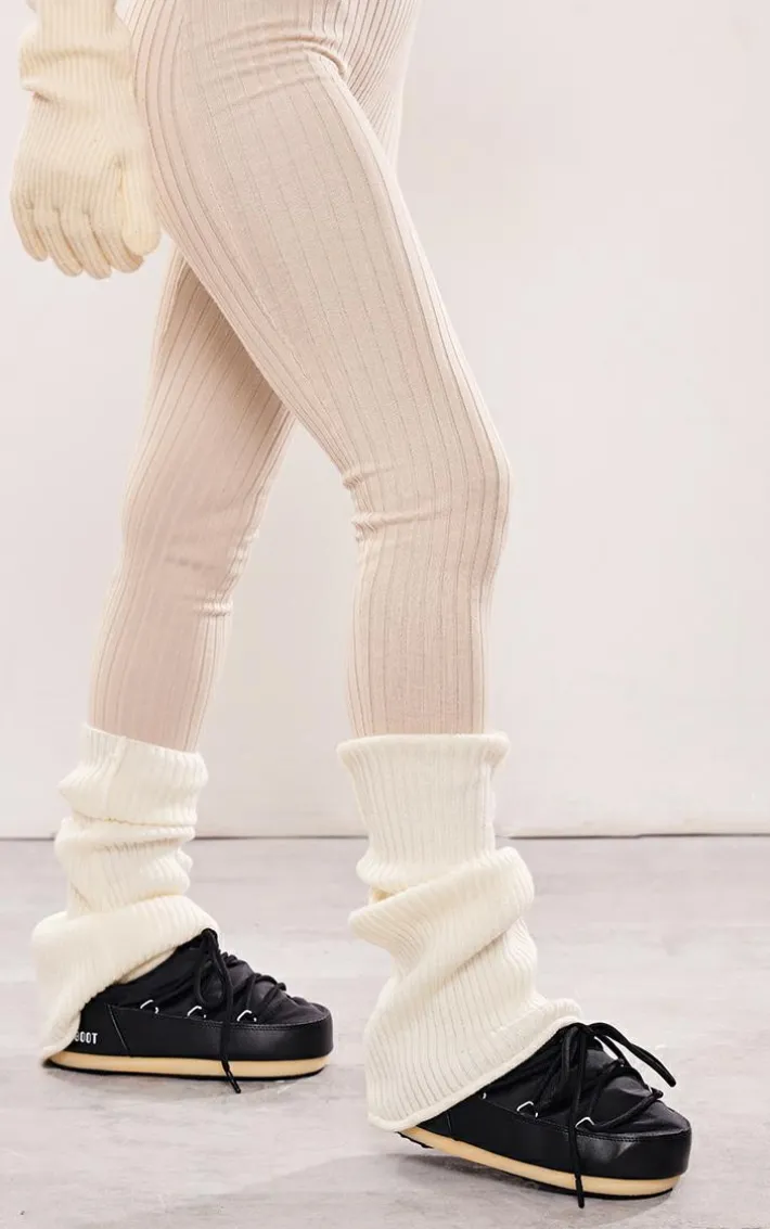 MOON BOOT Black Mule Nylon