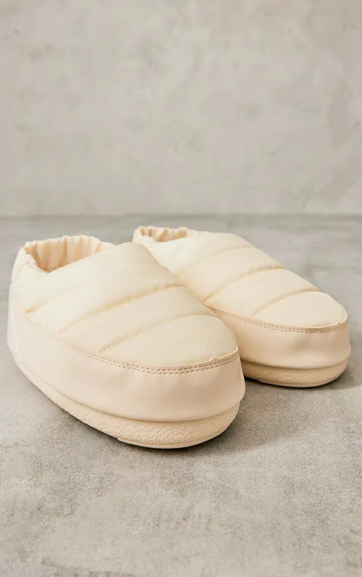 MOON BOOT Cream Sandal Band Nylon
