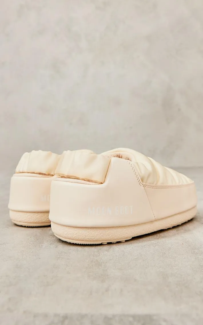 MOON BOOT Cream Sandal Band Nylon