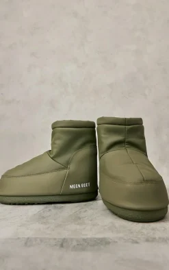 MOON BOOT Khaki Icon Low Rubber