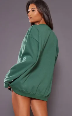 Moss Green Rhode Island Print Sweatshirt