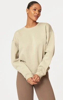 Moss Grey Oversized Sweatshirt