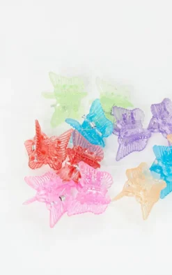Multi Butterfly 12 Pack Clips