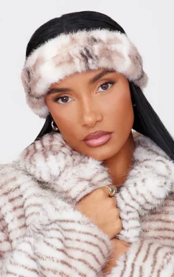 Multi Faux Fur Soft Knot Headband