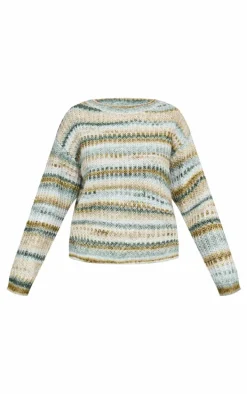 Multi Soft Marl Knit Oversized Sweater