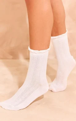 Multi Tonal Frill Ankle Socks 3 Pack