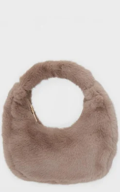 Mushroom Faux Fur Grab Bag