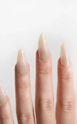 Nail Hq Almond Natural Glaze Nails