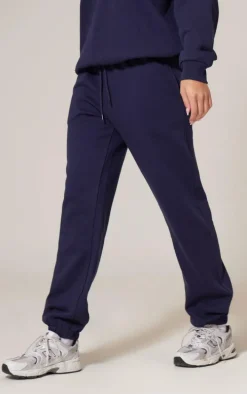 Navy Premium Cuffed Drawstring Sweat Sweatpants