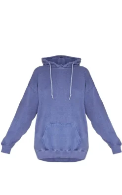 Navy Pretty Little Sporty Back Puff Print Hoodie