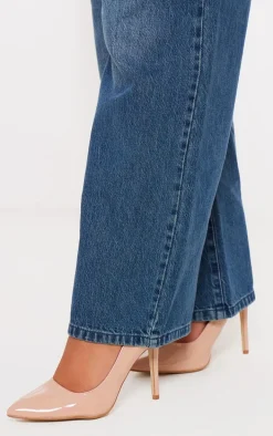 Nude Patent Wide Fit Court Heels