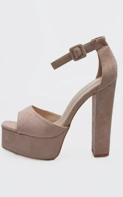 Nude Platform High Sandal