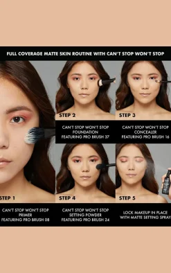 NYX PMU Can't Stop Won't Stop Full Coverage Foundation Caramel