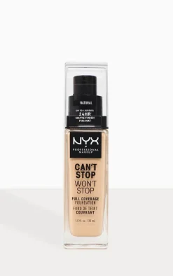NYX PMU Can't Stop Won't Stop Full Coverage Foundation Natural