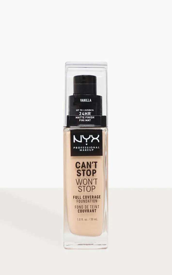 NYX PMU Can't Stop Won't Stop Full Coverage Foundation Vanilla