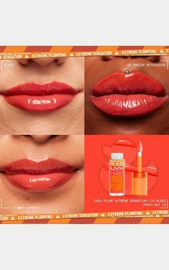 NYX PMU Duck Plump Lip Plumping Gloss Peach Out