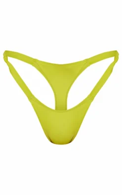 Olive Micro Tanga Bikini Bottoms